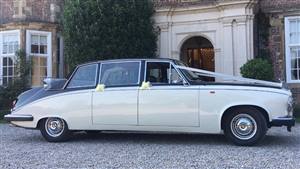 Daimler DS420 Wedding car. Click for more information.