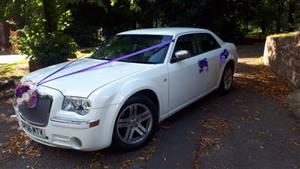 Chrysler 300C Wedding car. Click for more information.