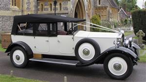 Rolls Royce 1932 Open Tourer Wedding car. Click for more information.