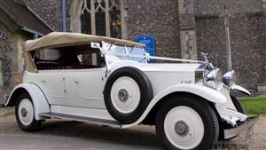Rolls Royce 1936 Open Tourer Wedding car. Click for more information.