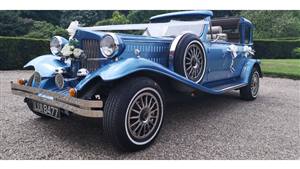 Beauford Sedanca Convertible Wedding car. Click for more information.