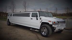 Hummer,Stretched H2,White