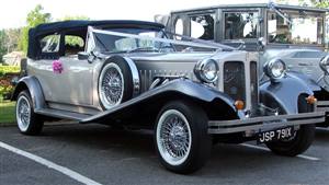 Beauford Tourer Wedding car. Click for more information.