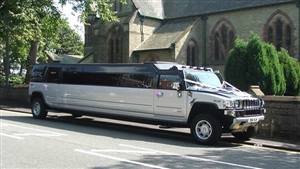 Hummerzine Limousine Wedding car. Click for more information.