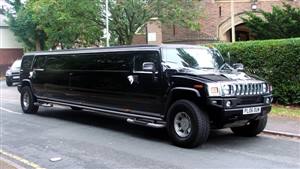 Hummer Limousine Wedding car. Click for more information.