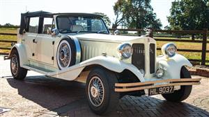 Beauford 4 Door Tourer Wedding car. Click for more information.