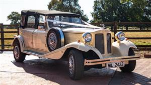 Beauford 4 Door Tourer Wedding car. Click for more information.