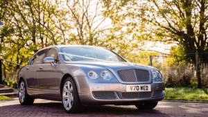 Bentley Flying Spur Wedding car. Click for more information.