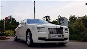 Rolls Royce Ghost Wedding car. Click for more information.