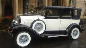 Badsworth Landaulette Wedding car. Click for more information.