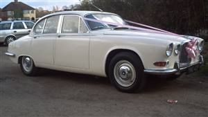 Jaguar 420 1968 Wedding car. Click for more information.