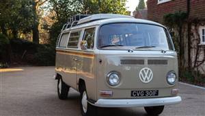 VW Campervan 1968 Wedding car. Click for more information.