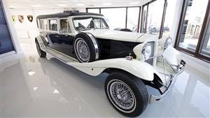 Beauford Limousine Wedding car. Click for more information.