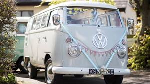 VW Campervan 1967 Split Screen Wedding car. Click for more information.