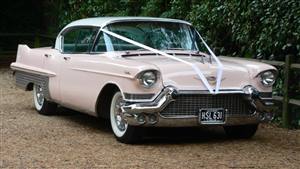 Cadillac,1957,Pink | White