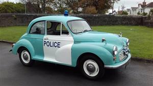 Morris Minor 1968 Wedding car. Click for more information.