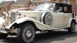 Beauford Tourer - Violet Wedding car. Click for more information.