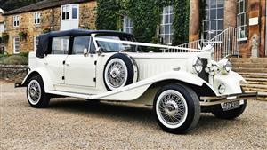 Beauford 4 Door Convertible Wedding car. Click for more information.