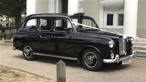 Fairway Driver Taxi LTI Wedding car. Click for more information.