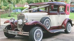 Badsworth Landaulette Wedding car. Click for more information.