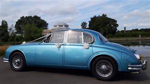 Jaguar Mark 2 4.2L 1966 Wedding car. Click for more information.