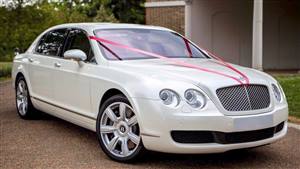 Bentley Continental Flying Spur Wedding car. Click for more information.