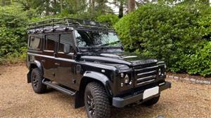 Land Rover Defender 110 Wedding car. Click for more information.