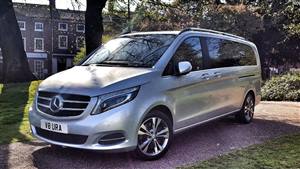 Mercedes Benz V Class - Mini Van Wedding car. Click for more information.