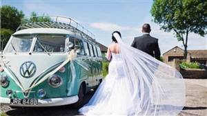 VW Campervan T1 Split Screen   Wedding car. Click for more information.