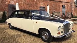 Daimler DS420 Wedding car. Click for more information.