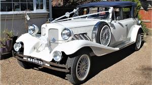 Beauford Tourer Bonnie Wedding car. Click for more information.
