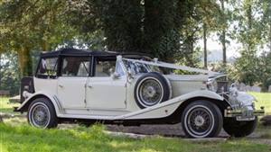 Beauford Tourer Wedding car. Click for more information.