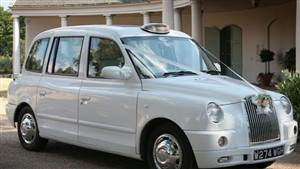 London Taxi Wedding car. Click for more information.