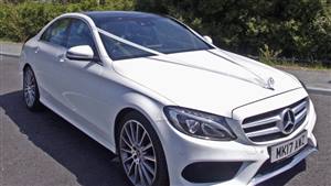 Mercedes Benz C220d AMG Line Wedding car. Click for more information.