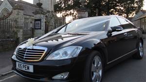 Mercedes S Class Long Wheel Base Wedding car. Click for more information.