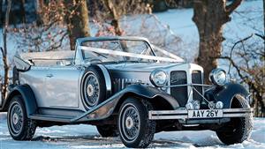 Beauford Tourer Wedding car. Click for more information.