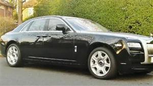 Rolls Royce Ghost EWB Wedding car. Click for more information.