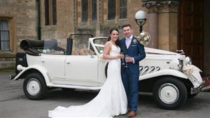 Beauford Tourer - Jasmine Wedding car. Click for more information.