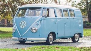 VW Campervan,Split Screen,Blue