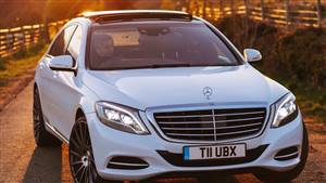 Mercedes S Class Wedding car. Click for more information.