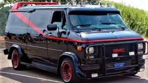 The A Team Van GMC VANDURA 5.7 V8 Wedding car. Click for more information.