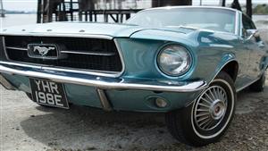 Ford Mustang Wedding car. Click for more information.