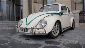 VW Beetle Raptop Wedding car. Click for more information.