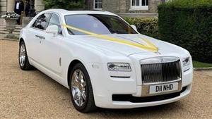 Rolls Royce Ghost Wedding car. Click for more information.