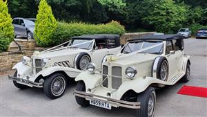 Pair of Beaufords 2 x Vintage Styled Wedding car. Click for more information.