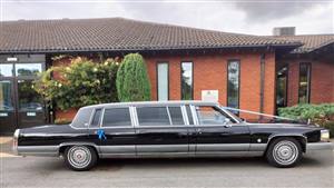 Cadillac Brougham Wedding car. Click for more information.