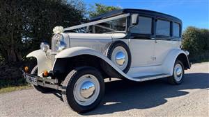 Heritage Burghwallis Wedding car. Click for more information.