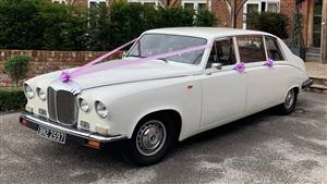 Daimler DS420 Wedding car. Click for more information.