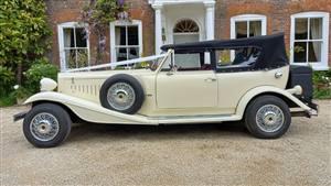 Beauford Tourer Wedding car. Click for more information.