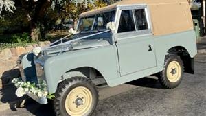 Land Rover Series 2A Wedding car. Click for more information.